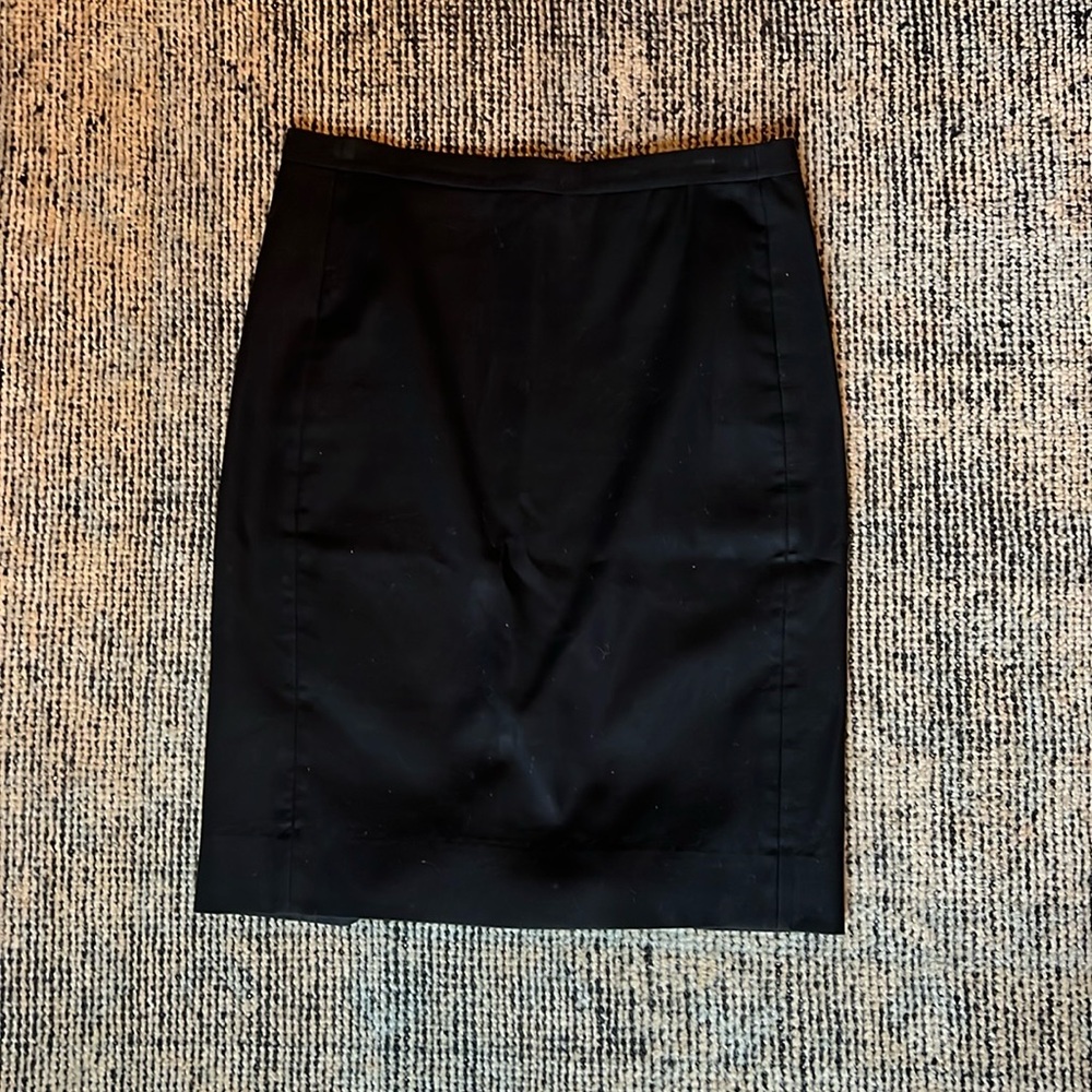 Black JCrew Pencil Skirt